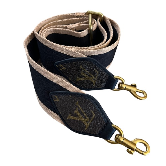 New Custom Replacement Purse Crossbody Strap Made With Authentic LV Canvas - Picture 2 of 8